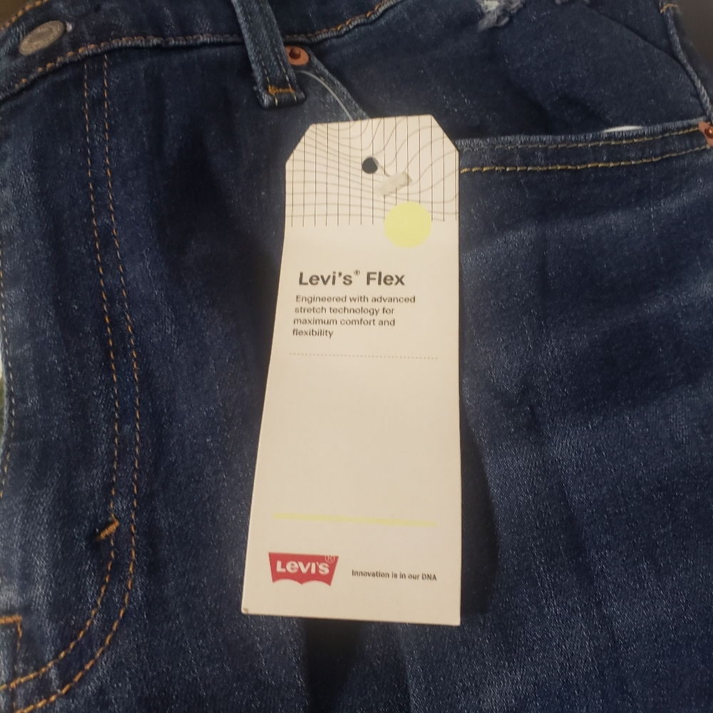 Levi's Flex 36x30 511 Slim Stretch Distressed Jeans NWT - Picture 4 of 6